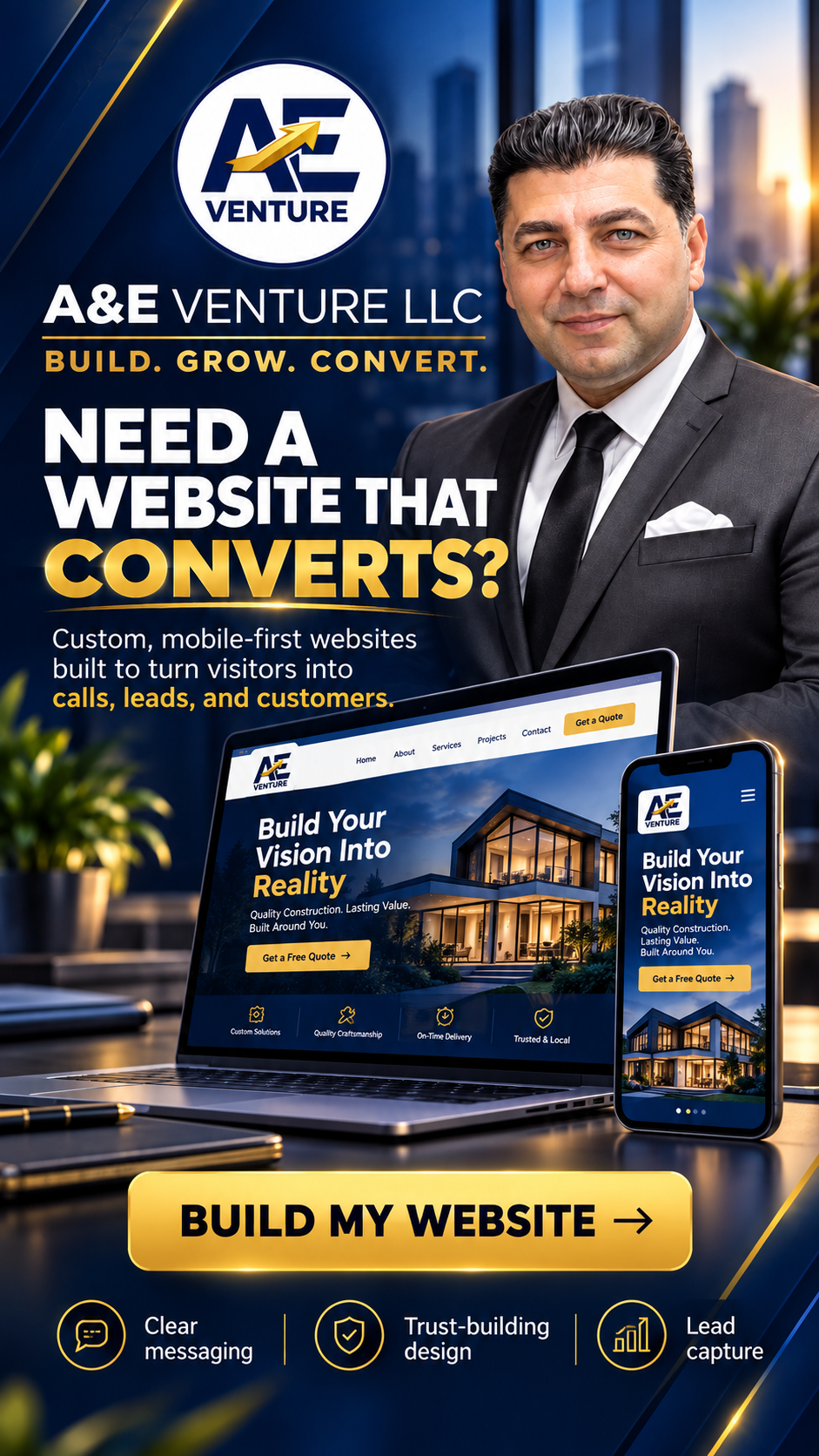 Need a Website That Converts? — campaign artwork